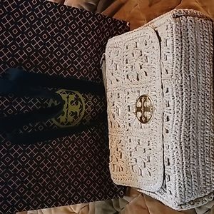 Tory Burch Nwt Bag One Of A Kind, Beige, Still In Package.